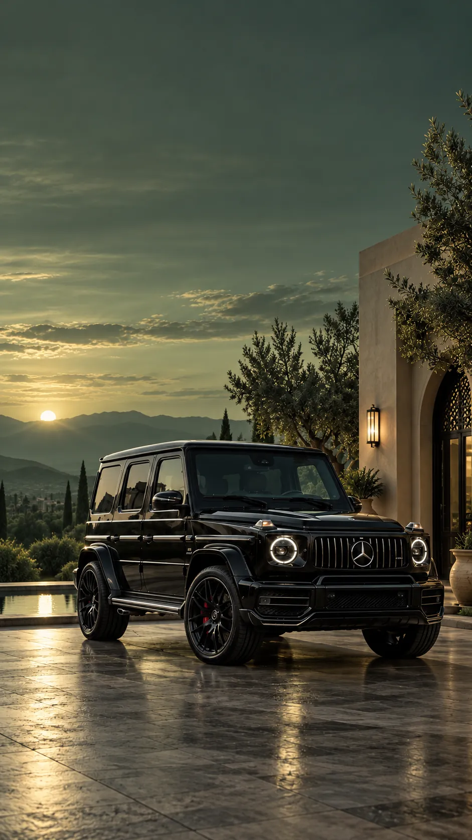 Mercedes-AMG G63 luxury rental in Morocco — mobile homepage banner